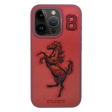 Load image into Gallery viewer, Premium Santa Barbara Polo &amp; Racquet Club ® Boris Series Leather Case for iPhone 15 Series