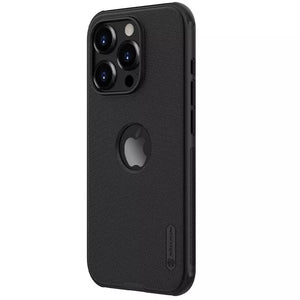 Nillkin ® Super Frosted Shield Pro Matte Finish Back Case for Apple iPhone 15 Series - BLACK (With LOGO Cutout)