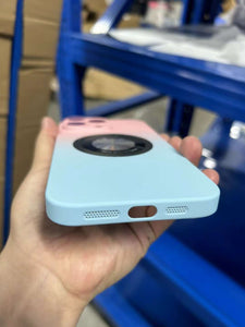 Premium Gradient Finish Dual Color Magnetic Wireless Charging Slim PC Case for iPhone 15 Series