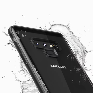 Samsung Galaxy Note 9 Luxury 9H Hardness Clear Tempered Glass Back Case Cover with Soft TPU Edges