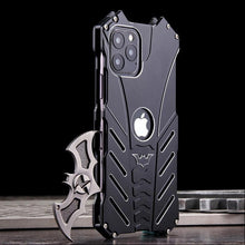 Load image into Gallery viewer, Batman Premium Luxury Metal Phone Case with Bat Stand for iPhone 12 Series