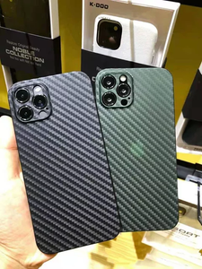 Henks Premium Carbon Fiber Texture PP Phone Case for iPhone 13 Series-