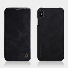 Load image into Gallery viewer, Apple iPhone XS Max Nillkin Qin Series Royal Leather Vintage Flip Case Cover