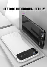 Load image into Gallery viewer, HENKS Luxury Smooth Mirror Camera Lens Anti Scratch Back Case Cover for Apple iPhone 8 Plus/ 7 Plus