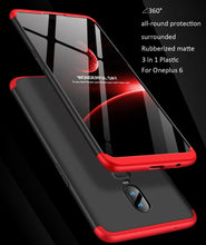 Load image into Gallery viewer, ONEPLUS 6 PREMIUM 360 PROTECTION [FRONT+BACK] HARD PC BACK CASE COVER