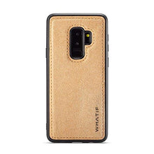 Load image into Gallery viewer, #WHAT IF Premium leather design Craft Back Case For Samsung S9PLUS.