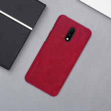 Load image into Gallery viewer, Premium Nillkin Qin Series Leather Flip case for Oneplus 7