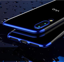 Load image into Gallery viewer, VIVO V11 PRO PREMIUM LASER PLATING SERIES SOFT TPU CLEAR TRANSPARENT BACK CASE COVER