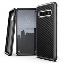 Load image into Gallery viewer, X-doria Defense LUX Carbon fiberMilitary Grade Drop Tested, Anodized Aluminum, TPU, and Polycarbonate Protective Case, S10 /S10 Plus.
