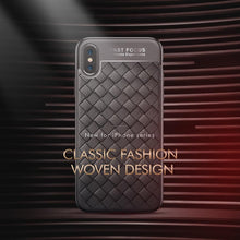 Load image into Gallery viewer, Apple iPhone X Premium Classic Soft Silicone Ultra Slim Breathable Weaving Back Case Cover