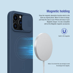 Premium Nillkin CamShield Silky Magnetic Silicon Case for Apple iPhone 13 Pro & 13 Pro Max
