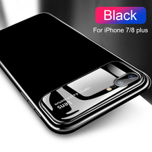 Load image into Gallery viewer, HENKS Luxury Smooth Mirror Camera Lens Anti Scratch Back Case Cover for Apple iPhone 8 Plus/ 7 Plus