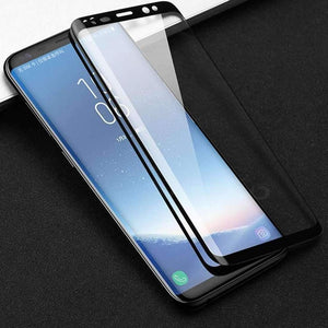 Samsung Galaxy A7 2018 Premium 5D Pro Full Glue Curved Edge Anti Shatter Tempered Glass Screen Protector