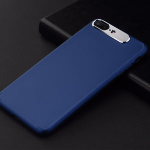 Premium Metal Camera Protection Ultra Slim Hard Matte Back Case Cover for Apple iPhone 7 Plus/ 8 Plus