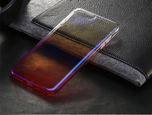 Load image into Gallery viewer, HENKS Luxury Blue Ray Laser Gradient Dual Color Hard Back Case Cover for Apple iPhone 7 Plus/ 8 Plus