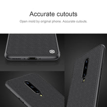 Load image into Gallery viewer, Luxury Nillkin Textured Nylon Fiber case for One Plus 7 Pro - BLACK