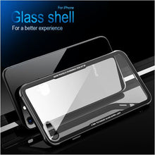 Load image into Gallery viewer, "HENKS" Premium Anti Scratch HD Clear 9H Hardness Tempered Glass Back Case Cover for Apple iPhone 7/8