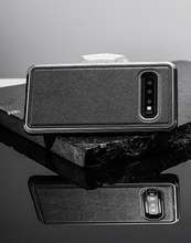 Load image into Gallery viewer, X-doria Defense LUX Military Grade Drop Tested, Anodized Aluminum, Leather case For Galaxy S10/ S10 PLUS Black