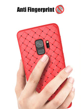 Load image into Gallery viewer, Samsung Galaxy S9 Premium Weaving Grid Breathable Soft Silicone Back Case Cover
