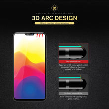 Load image into Gallery viewer, Vivo V9 Premium 5D Pro Full Glue Curved Edge Anti Shatter Tempered Glass Screen Protector