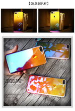 Load image into Gallery viewer, HENKS Luxury Blue Ray Laser Gradient Dual Color Hard Back Case Cover for Apple iPhone 7 Plus/ 8 Plus