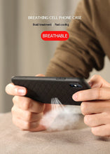 Load image into Gallery viewer, Apple iPhone X Premium Weaving Grid Breathable Soft Silicone Back Case
