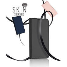 Load image into Gallery viewer, OnePlus 6T Luxury Smooth & Silky Skin Series PU Leather Wallet Flip Case Cover - Grey