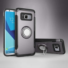 Load image into Gallery viewer, Samsung Galaxy S8 Plus Luxury Carbon Fiber Design Shockproof Hybrid Ring Holder Case