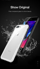 Load image into Gallery viewer, HENKS Premium Anti Scratch HD Clear 9H Hardness Tempered Glass Back Case Cover for Apple iPhone 7 Plus/ 8 Plus-- (White)