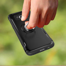 Load image into Gallery viewer, Samsung Galaxy S8 Plus Luxury Carbon Fiber Design Shockproof Hybrid Ring Holder Case
