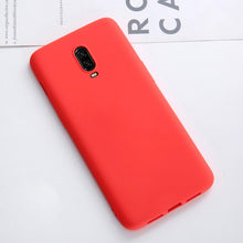 Load image into Gallery viewer, OnePlus 6T Premium Liquid Silicone Ultra Thin Soft Silicone Candy Color Back Case Cover