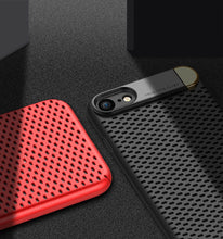 Load image into Gallery viewer, Henks Premium Ultra Slim Metal Back Camera Protection Kickstand Hollow Shell Bracket Back Case for Apple iPhone 7/8