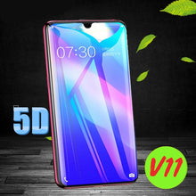 Load image into Gallery viewer, Vivo V11 Premium 5D Pro Full Glue Curved Edge Anti Shatter Tempered Glass Screen Protector
