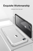 Load image into Gallery viewer, HENKS Premium Anti Scratch HD Clear 9H Hardness Tempered Glass Back Case Cover for Apple iPhone 7 Plus/ 8 Plus-- (White)