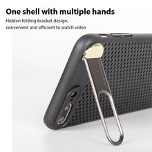 Load image into Gallery viewer, Henks Premium Ultra Slim Metal Back Camera Protection Kickstand Hollow Shell Bracket Back Case for Apple iPhone 7 Plus/ 8 Plus