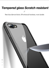 Load image into Gallery viewer, "HENKS" Premium Anti Scratch HD Clear 9H Hardness Tempered Glass Back Case Cover for Apple iPhone 7/8