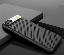Load image into Gallery viewer, Henks Premium Ultra Slim Metal Back Camera Protection Kickstand Hollow Shell Bracket Back Case for Apple iPhone 7/8