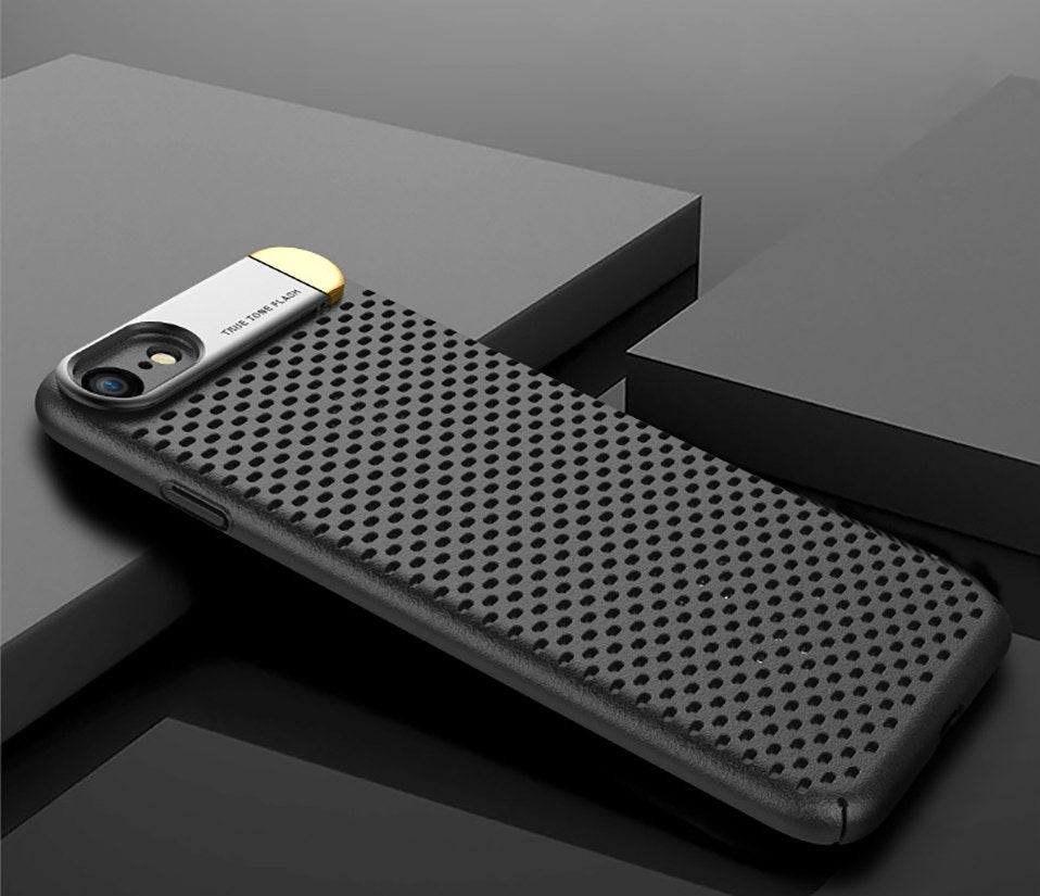 Henks Premium Ultra Slim Metal Back Camera Protection Kickstand Hollow  Shell Bracket Back Case for Apple iPhone 7/8