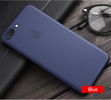 Load image into Gallery viewer, Premium Feather Series Paper Thin 0.2mm Protection Case Back Cover for Apple iPhone 7 Plus & 8 Plus- BLUE
