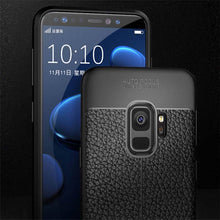 Load image into Gallery viewer, Samsung Galaxy S9 Luxury Anti-Shock Full Protective Leather Design TPU Back Case Cover