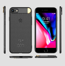 Load image into Gallery viewer, Henks Premium Ultra Slim Metal Back Camera Protection Kickstand Hollow Shell Bracket Back Case for Apple iPhone 7/8