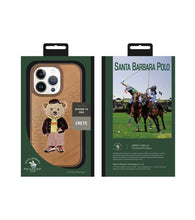 Load image into Gallery viewer, Santa Barbara Polo &amp; Racquet Club ® Luxury Crete Series Leather Case for iPhone 14 Series (iPhone 14 / 14 Plus / 14 Pro / 14 Pro Max)
