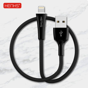 HENKS Lamp Light Fast Charging USB Data Sync Cable for Apple iPhone