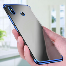 Load image into Gallery viewer, XIAOMI REDMI NOTE 6 PRO PREMIUM LASER PLATING SERIES SOFT TPU CLEAR TRANSPARENT BACK CASE COVER