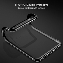 Load image into Gallery viewer, XIAOMI REDMI NOTE 6 PRO PREMIUM LASER PLATING SERIES SOFT TPU CLEAR TRANSPARENT BACK CASE COVER