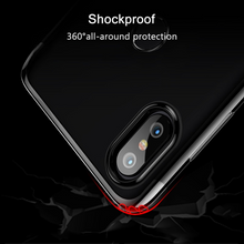 Load image into Gallery viewer, XIAOMI REDMI NOTE 6 PRO PREMIUM LASER PLATING SERIES SOFT TPU CLEAR TRANSPARENT BACK CASE COVER