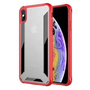 Apple iPhone XS Max Premium Hybrid Protection Heavy Duty Soft TPU+ Hard PC Clear Case