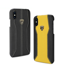 Load image into Gallery viewer, Apple iPhone XS Max Official Lamborghini Huracan D1 Series Genuine Leather Anti Knock Back Case Cover