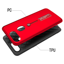 Load image into Gallery viewer, Oppo F9 Pro Invisible Kickstand Bracket Design Soft Matte Finish Hybrid PC Back Case