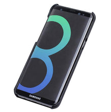 Load image into Gallery viewer, Samsung Galaxy S8 Plus Luxury Leather Finish Anti Knock Hard PC Back Case Cover with Back Screen Guard